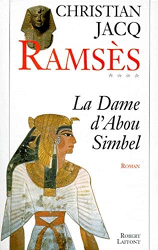 Couverture du livre La dame d'Abou Simbel de Christian Jacq