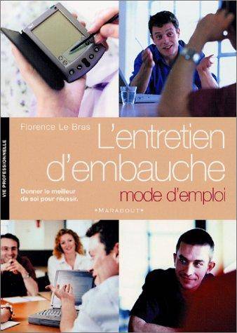 Couverture du livre L'entretien d'embauche de Florence Le Bras