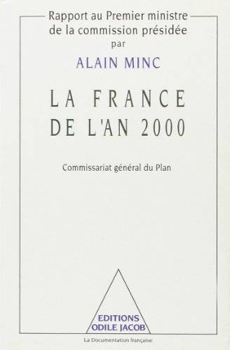 Couverture du livre La France de l'an 2000 de France. Commissariat général du plan