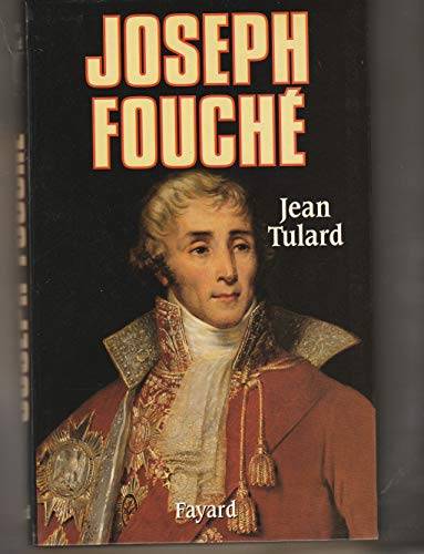 Couverture du livre Joseph Fouché de Jean Tulard