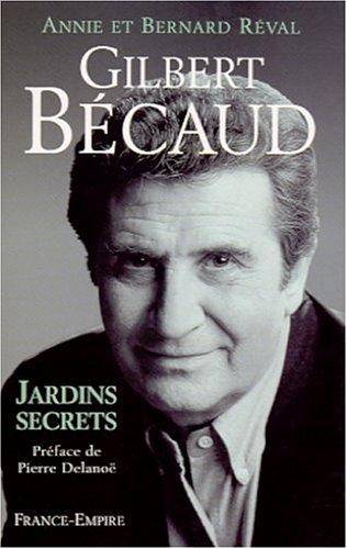 Couverture du livre Gilbert Bécaud de Annie Réval