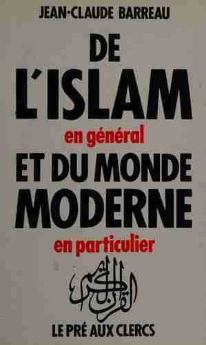 Couverture d'un livre de Jean-Claude Barreau