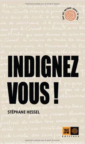 Couverture du livre Indignez-vous de Stéphane Hessel